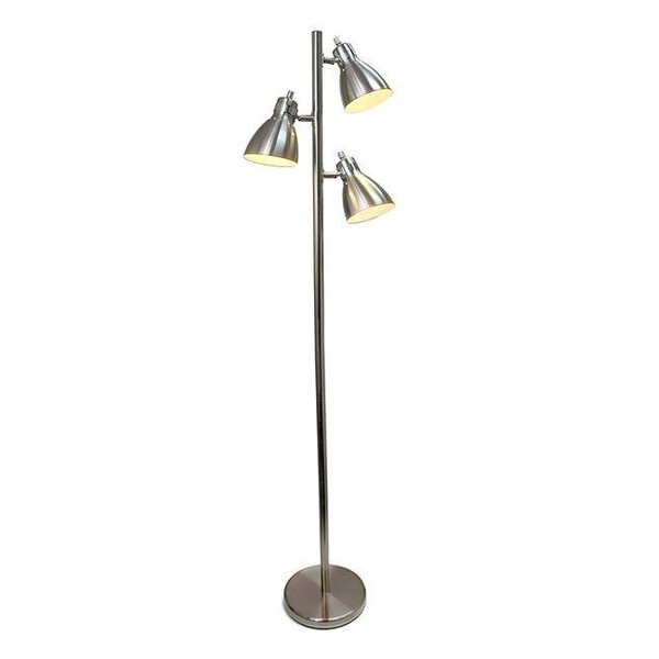 All The Rages Alltherages LF2007-BSN Tree Floor Lamp - Brushed Nickel LF2007-BSN